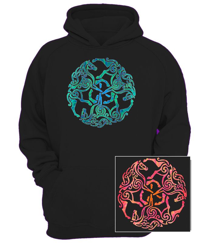 Tie Dyed Celtic Horse Collection #A97TD Tie Dyed Celtic Horse Collection #A97TD