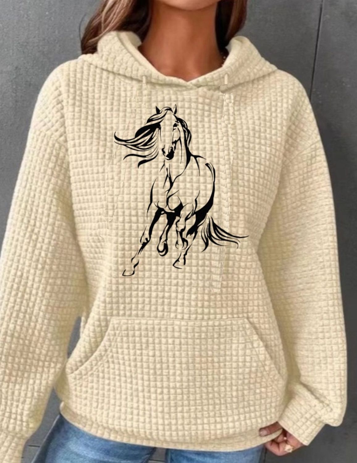 トップス MAISON SPECIAL Drawing Horse Sweatshirt 5397281372.jpg
