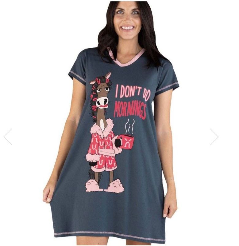 "I Don't Do Mornings" Nightshirt #DMNS