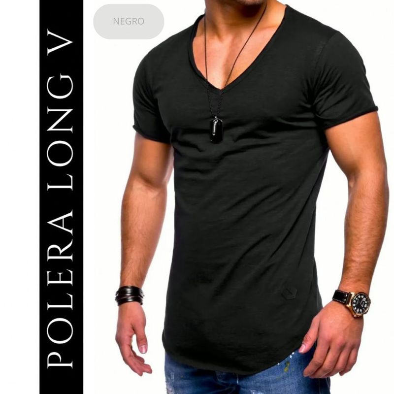 POLERA LONG V