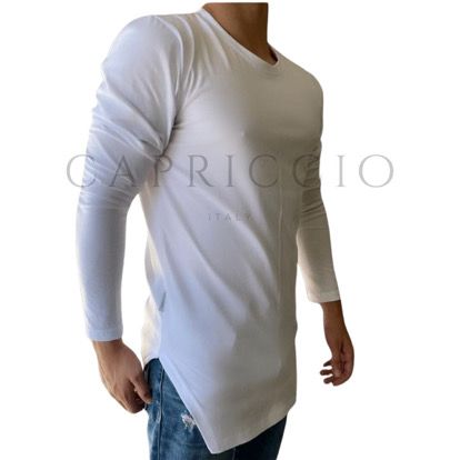 POLERA FASH MANGA LARGA