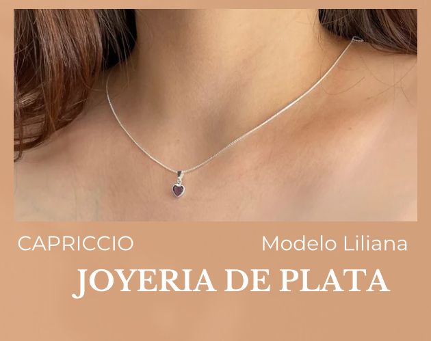 Cadena + Colgante de Plata Italiana