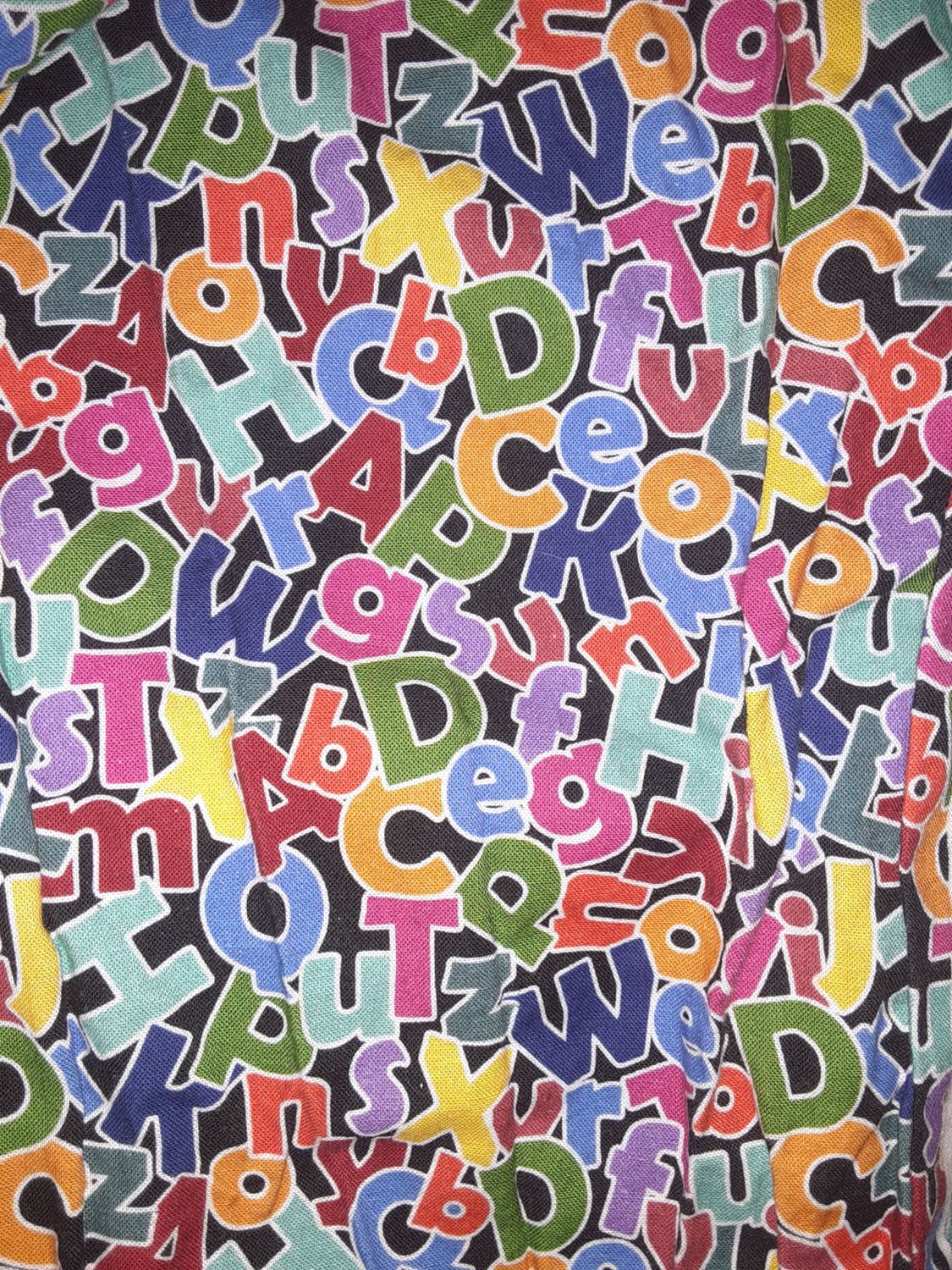Letters bright  (9x 6 1/2 brim)