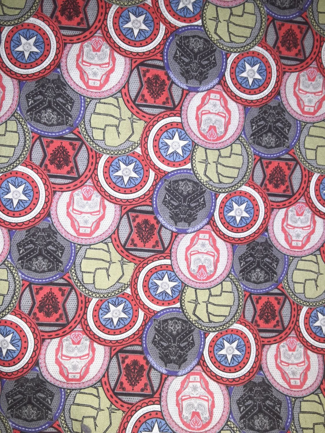 Marvel heroes' shields