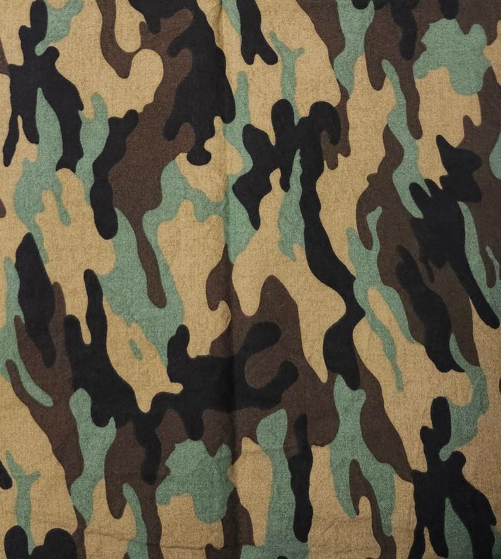 Tan and green camo (9x6 1/2 brim)