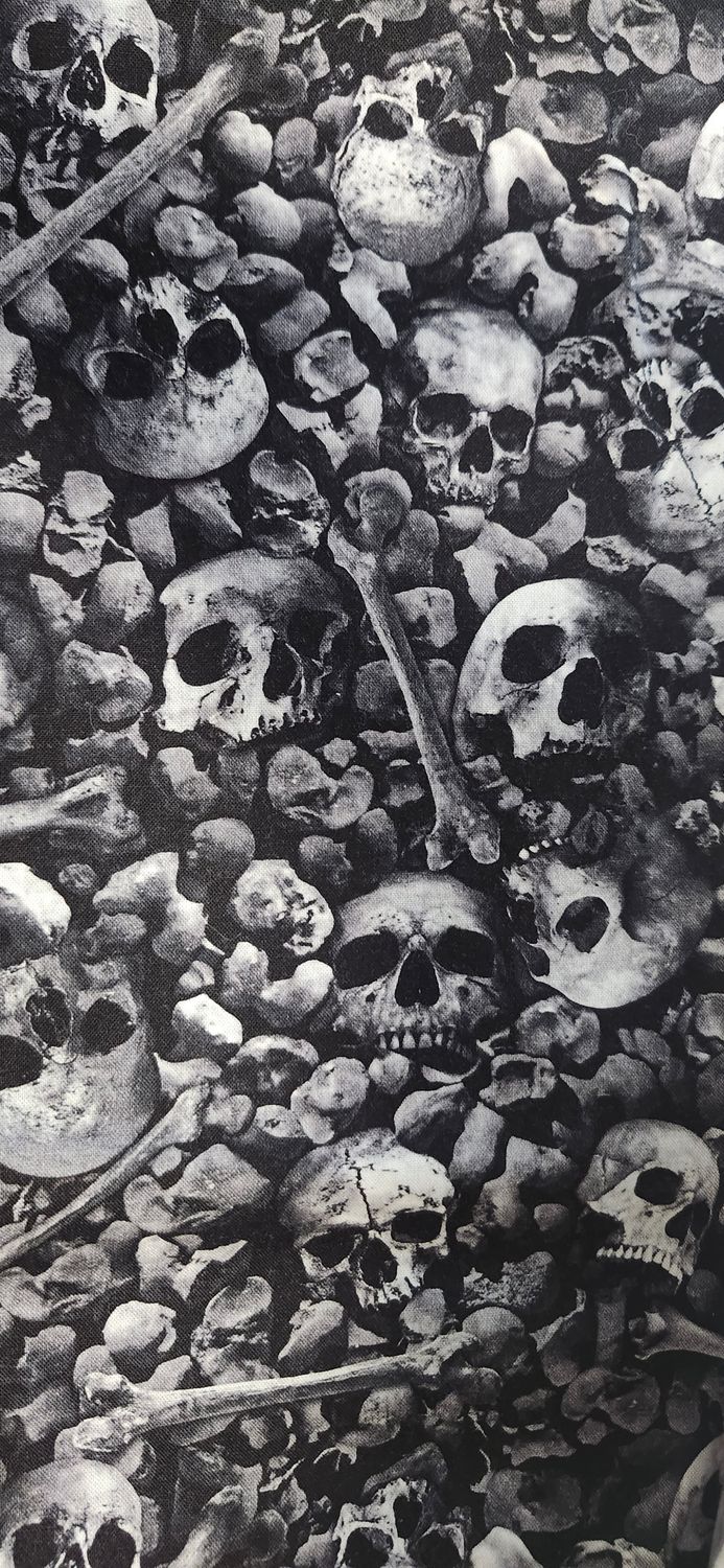 Skeleton bones graveyard