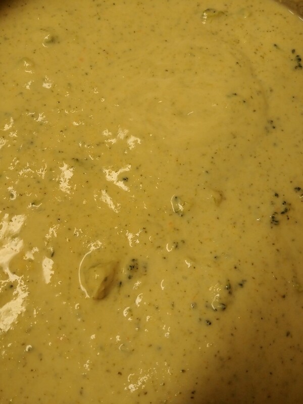 Broccoli and Cheddar Soup (GF)