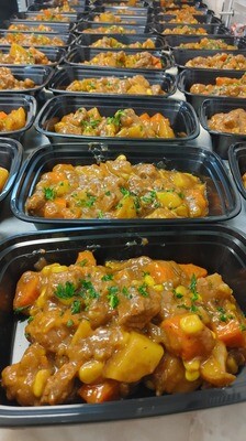06. Thick and Hearty Classic Beef Stew (Potatoes, Corn, Carrots)
