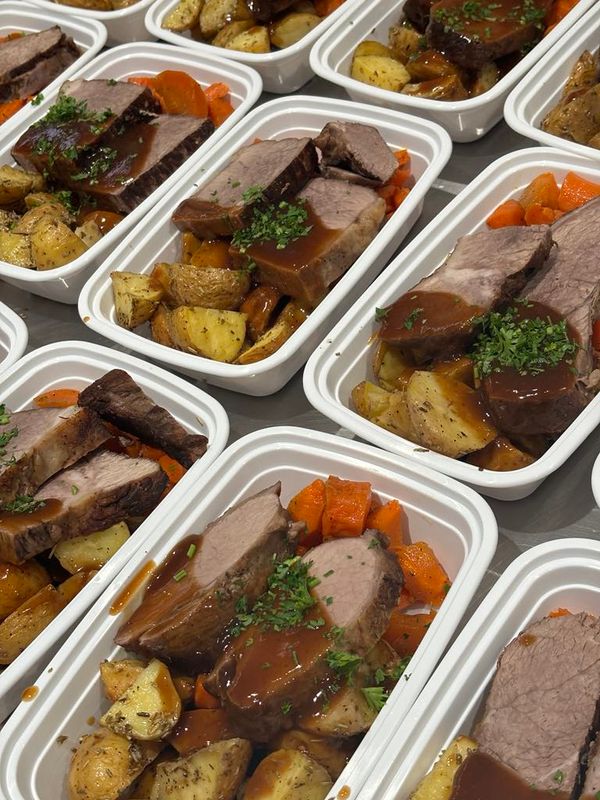 06. Roast Beef with Roasted Rosemary Potatoes and Roasted Carrots