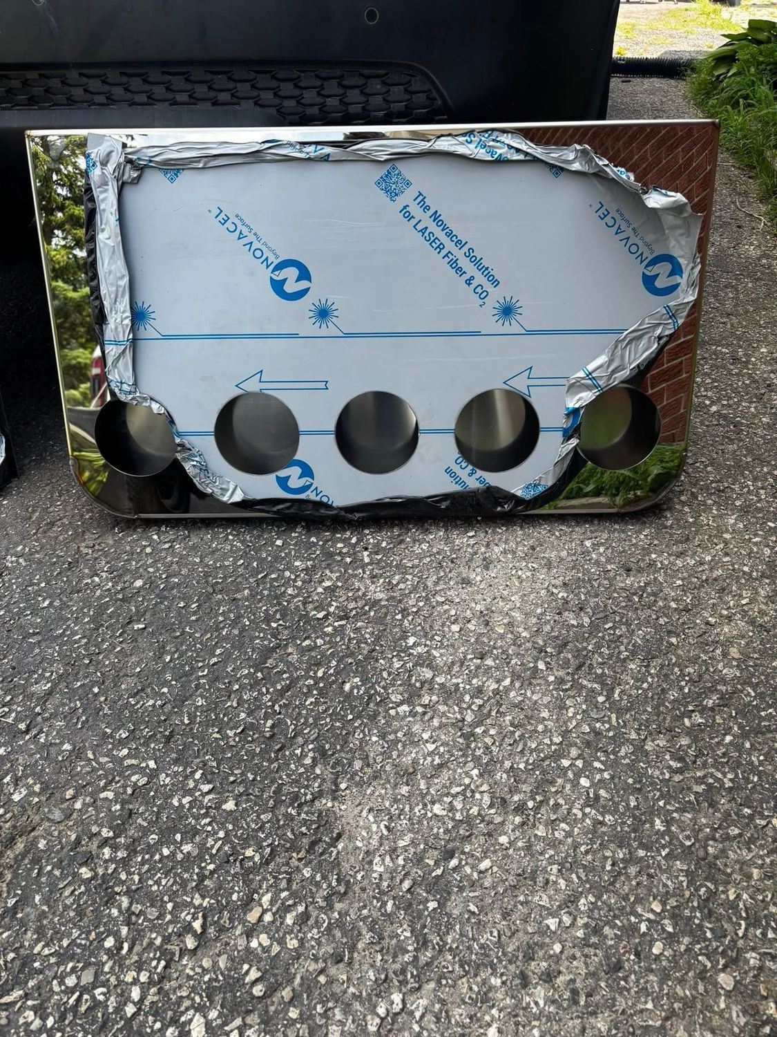 Rounded Rear Light Box Panel