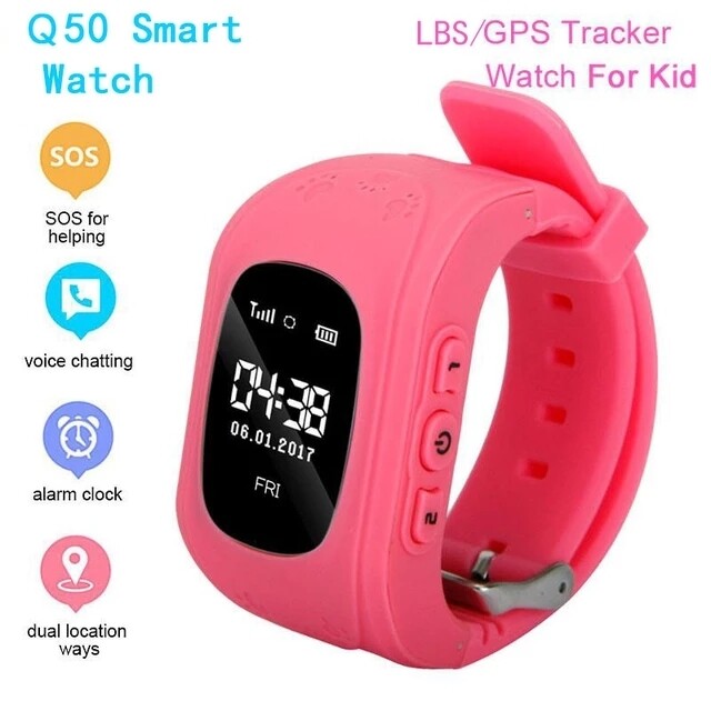 Child SOS kids watch 0.96&#39;&#39; OLED+GBS/LBS+ pedometer children GPS tracking watch