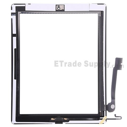 Apple iPad 4 Digitizer Touch Screen Assembly Replacement - Black
