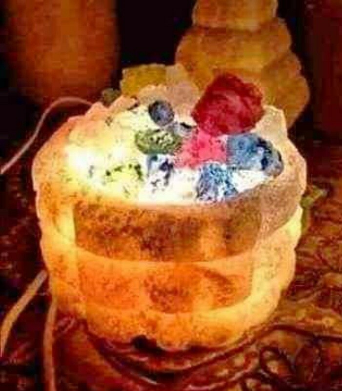 Salt Rock lamp_white الملح الصخري الاسيوي