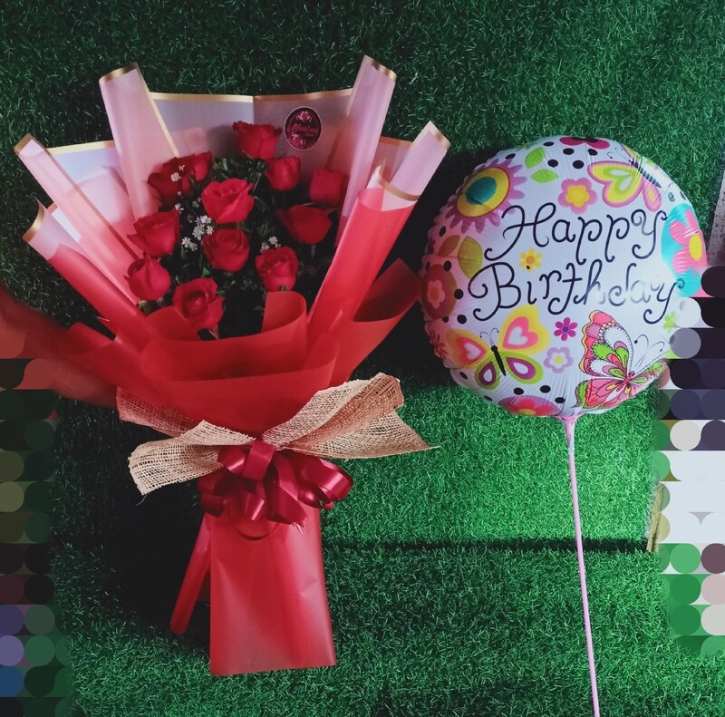 A- 1dozen roses