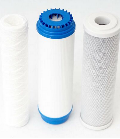10&quot; Ersatz Wasserfilter Set Aktivkohle Block Wickelfilter Osmose Kartusche 5 µm​