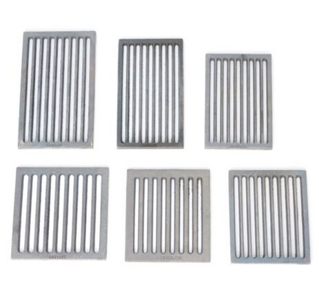 Premium Gussrost Ofenrost Kaminrost Ascherost Tafelrost 
verschiedene größen zur Auswahl z.B. 16x28 Stärke 14mm Gewicht ca 2,0kg