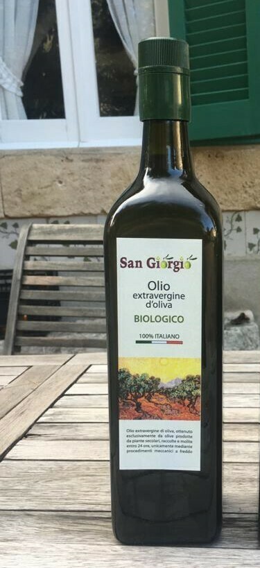 Olio extravergine d'oliva BIO - Bottiglia lt 1,0