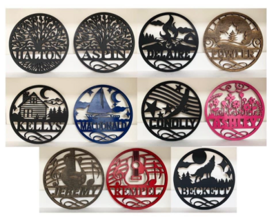 PERSONALIZED DECORATIVE ROUNDS