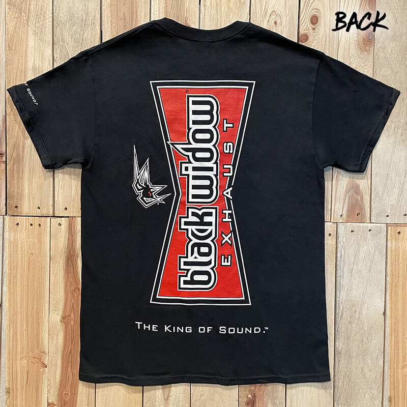 Black Widow Exhaust Shirt - The King of Sound