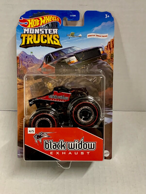 Hot Wheels Black Widow Exhaust Monster Truck