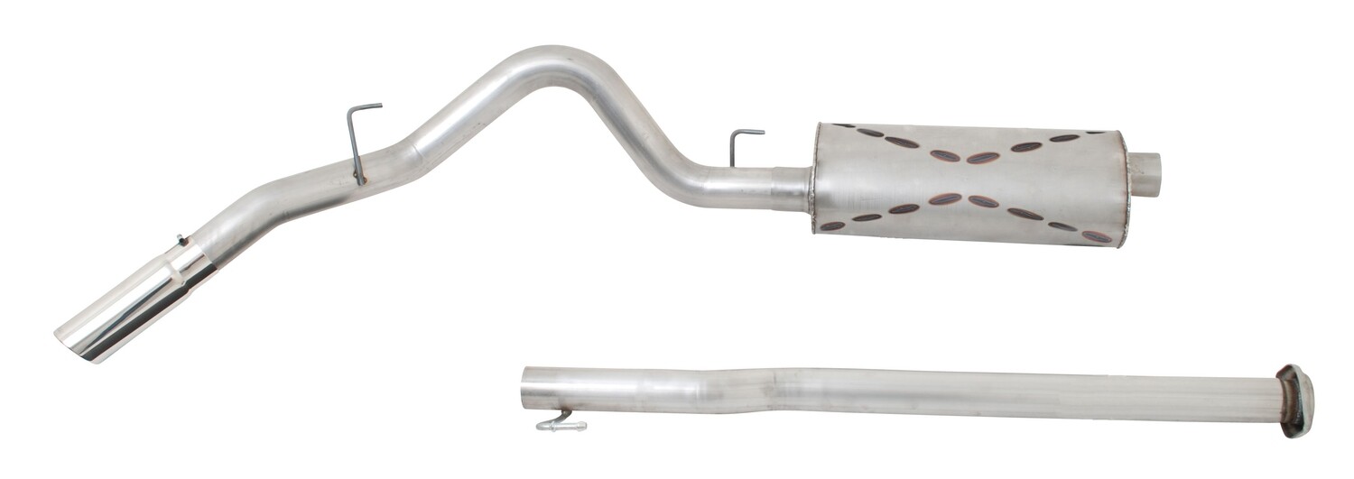 '15-'23 FORD F150 - Cat-Back Single Widowmaker Exhaust System, Stainless - #BW619639