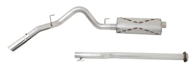 2015-2023 FORD F-150 - Cat-Back Single Widowmaker Exhaust System, Stainless - #BW619639