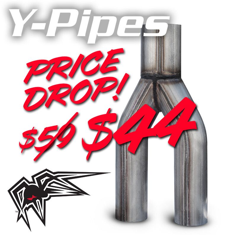 Y Pipe - 3" single/3" dual - SKU #BW0015-33