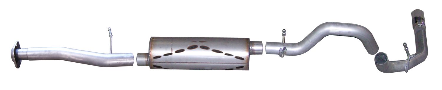 '10-'13 Chevrolet Silverado/GMC Sierra 1500 Truck 4.8L-5.3L Extended Cab, Standard Bed and 4.3L-5.3L-6.0L Crew Cab, Short Bed Cat-Back Single Widowmaker Exhaust System, Stainless - #BW615621