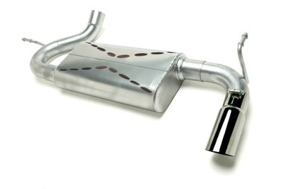 '12-'17 Jeep Wrangler 3.6L Unlimited & '07-'11 Wrangler 3.8L Single Venom Exhaust System, Stainless - #BW617301