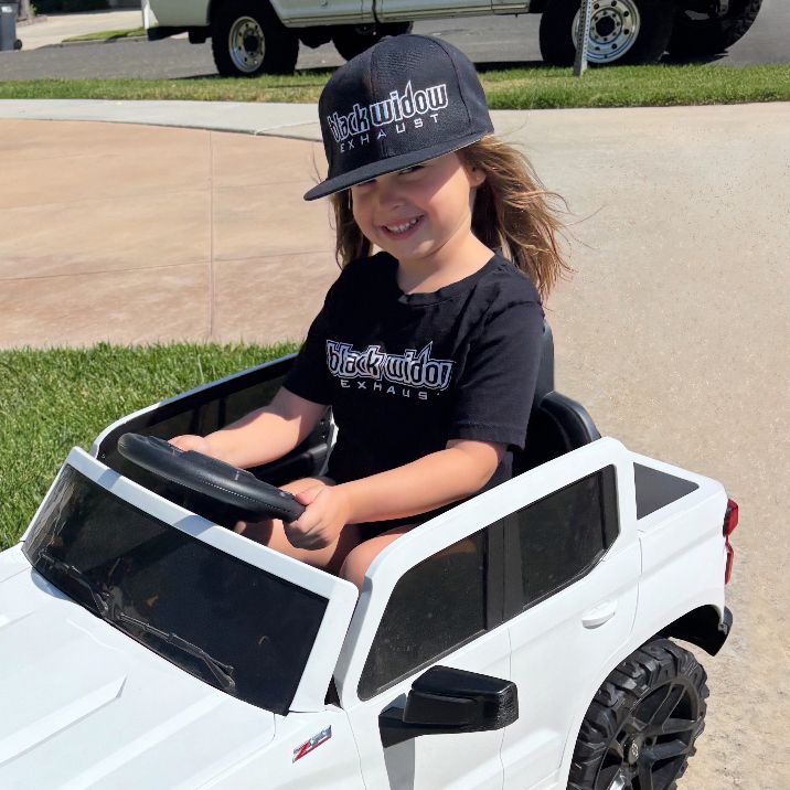 Black Widow Exhaust - Kid's Shirt Black Widow Exhaust - Kid's Shirt