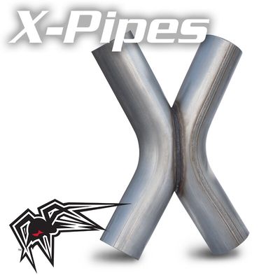 X Pipe - 3" (SKU #BW0014-3) - Stainless