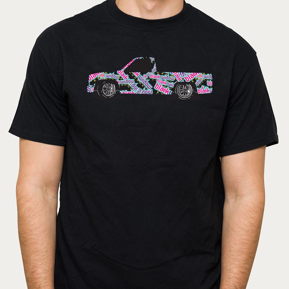 Black Widow Exhaust - Skrape's OBS Shirt Black Widow Exhaust - Skrape's OBS Shirt