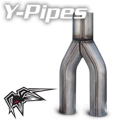 Y Pipe - 2.5" single/2.5" dual - SKU #BW0015-22