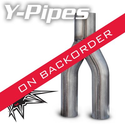 Y Pipe - 3" single/2.5" dual - SKU #BW0015-32