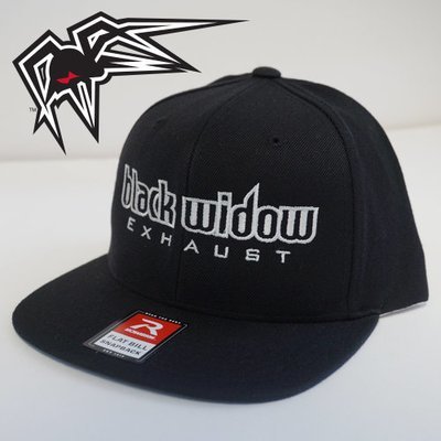 Black Widow Exhaust Snapback - Flat Bill