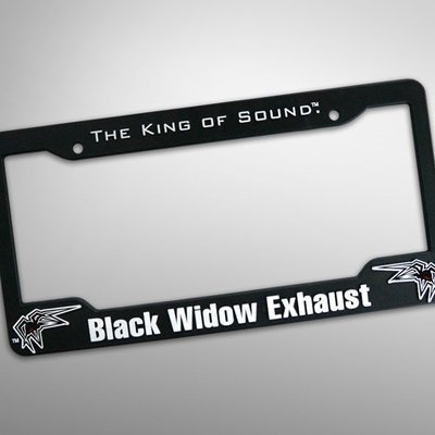 Black Widow License Plate Frame BW00LP