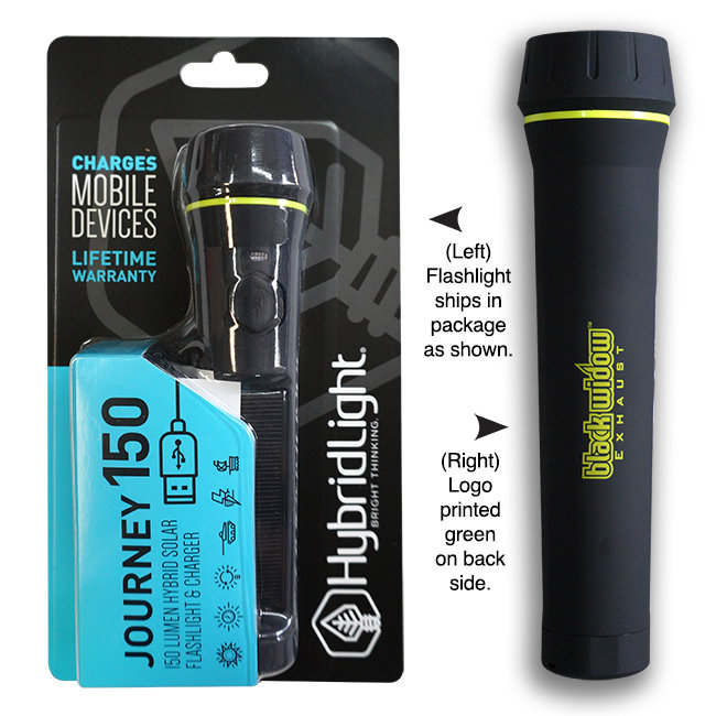 Black Widow Exhaust Hybrid Flashlight