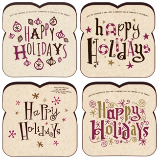 HAPPY HOLIDAYS 4-PACK