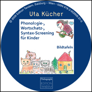 Phonologie-, Wortschatz- und Syntax-Screening für Kinder - 28 farbige Bildkarten auf CD-Rom