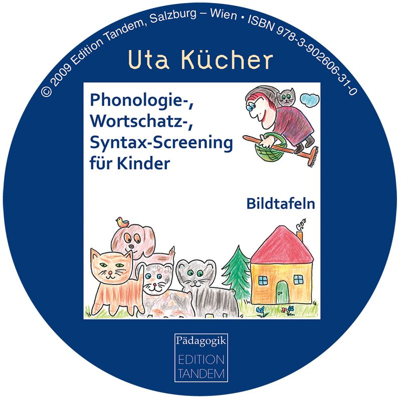 Phonologie-, Wortschatz- und Syntax-Screening für Kinder - 28 farbige Bildkarten auf CD-Rom