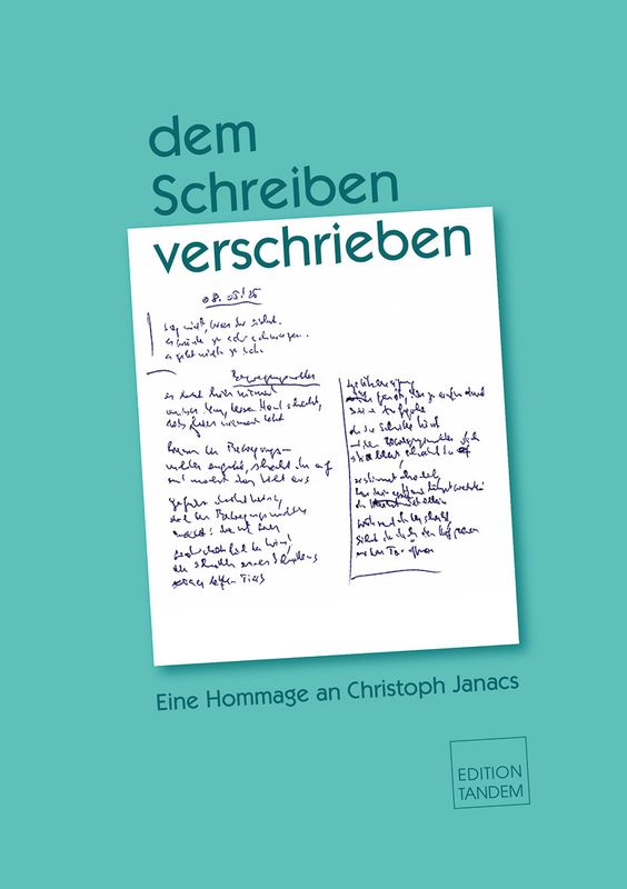 dem Schreiben verschrieben dem Schreiben verschrieben