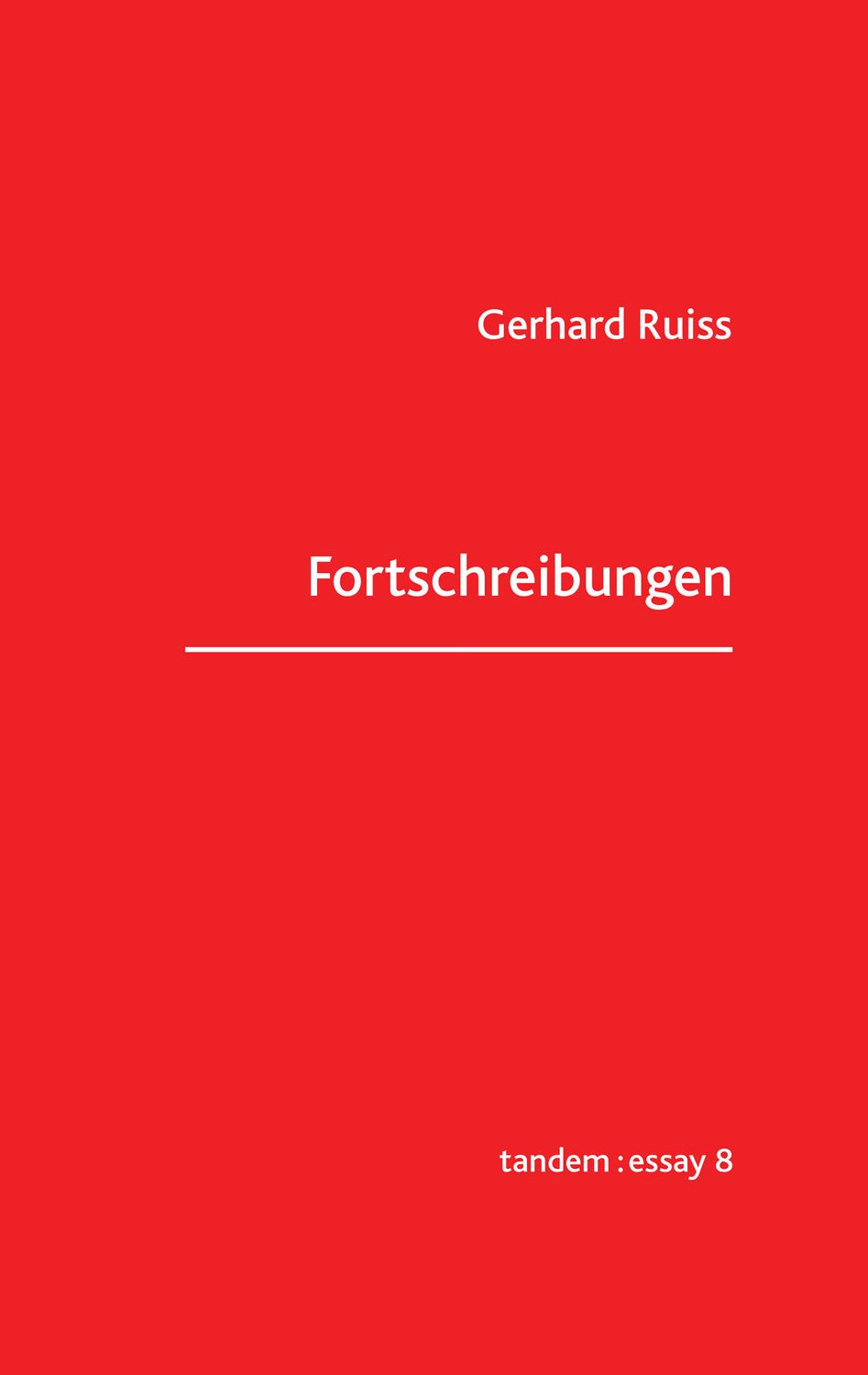 Fortschreibungen Fortschreibungen