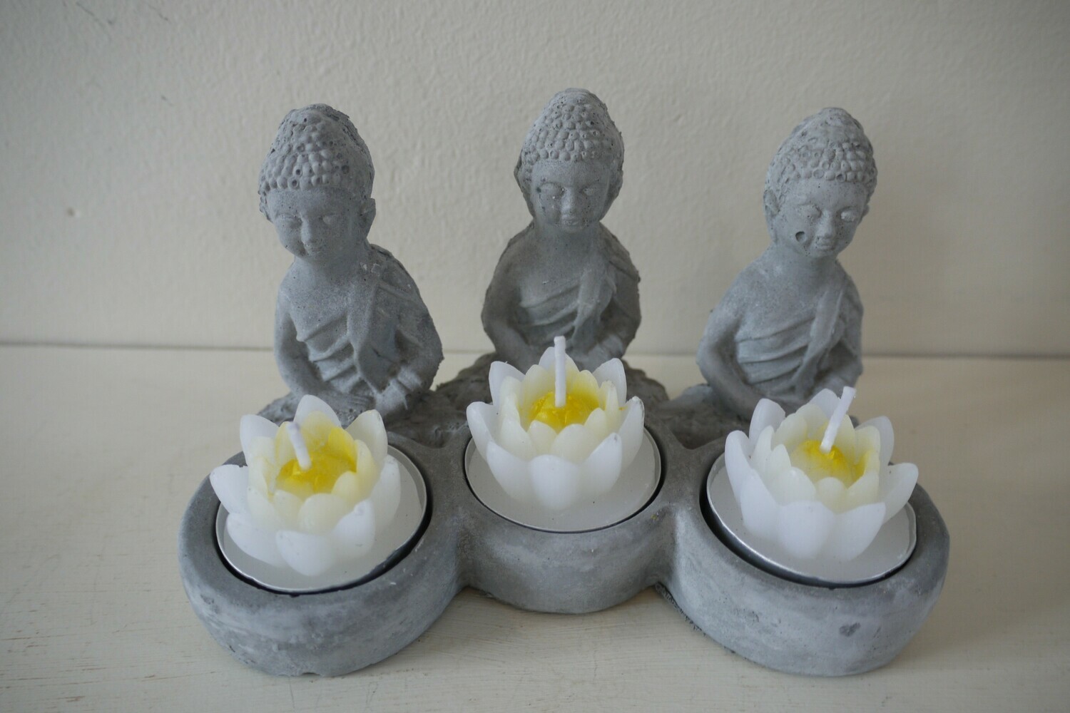 Buddha and Lotus Tealight Candle Holder Buddha and Lotus Tealight Candle Holder