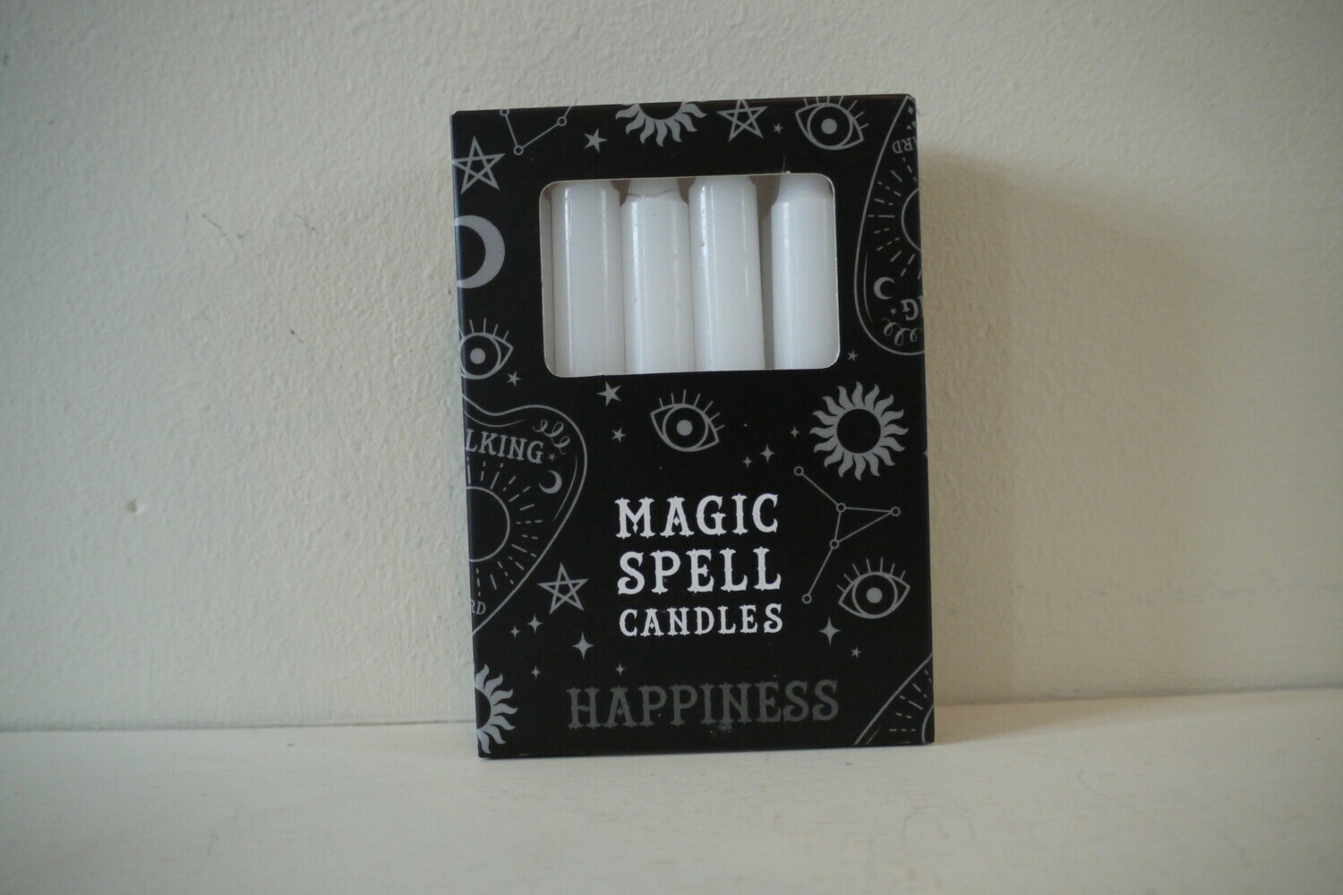 Spell Candles White (Happiness)