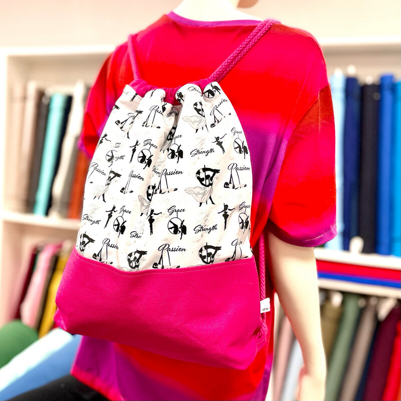 Drawstring Bag ‚Aerial Arts‘ pink Drawstring Bag ‚Aerial Arts‘ pink
