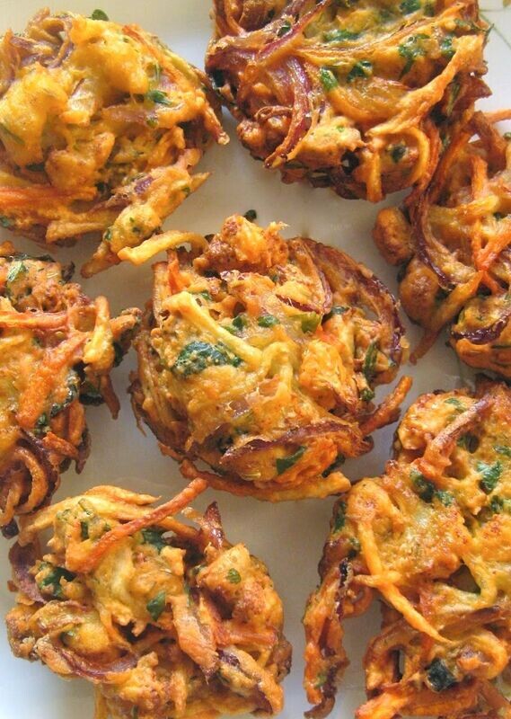 Onion Bhaji (Pack Of 6 pcs) Gluten-Free/Veg/Vegan