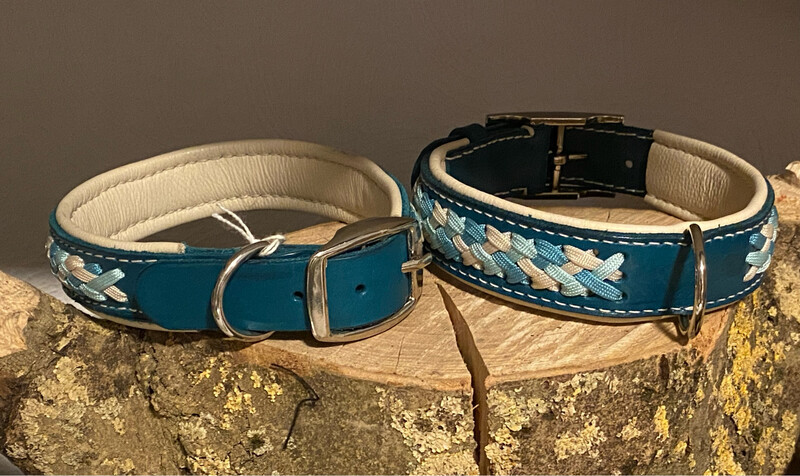Halsband - Luxe Lederen Gecombineerd Met Paracord