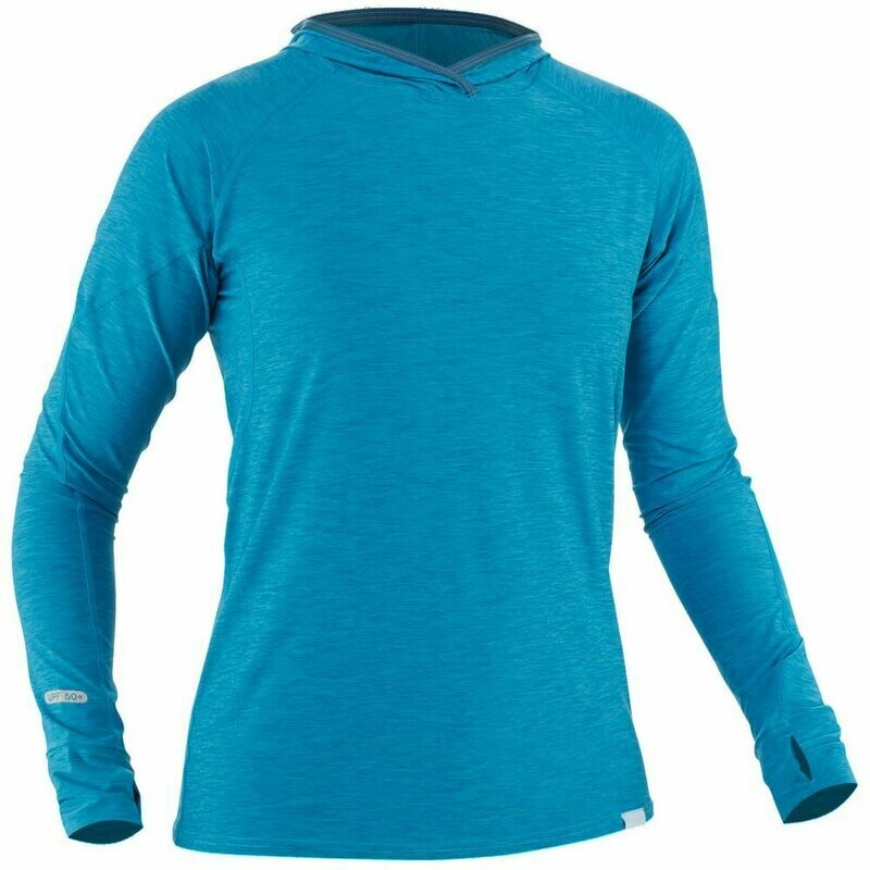 NRS Women&#39;s H2Core Silkweight Hoodie fjord