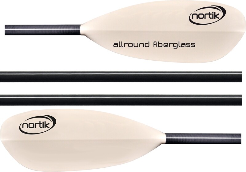 Nortik TrekRaft Paddel Allround Fiberglass 4-tlg.