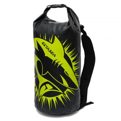 ExtaSea Dry wasserdichter Transport-Rucksack schwarz lime